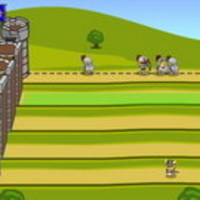 Knight Attack Castle Defense