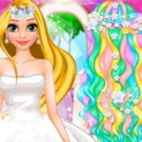 Rapunzel Wedding Hair Design