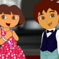 Dora And Diego In Red Carpet Show