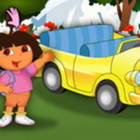Dora at Car Show