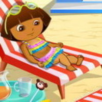 Dora At Beach