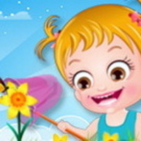 Baby Hazel Spring Time