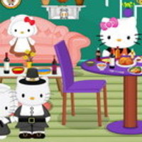Hello Kitty Thanksgiving Party Decor