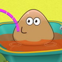 Pou Bathing