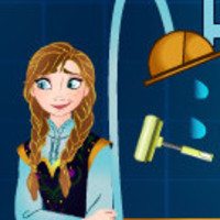 Anna Cleaning Bathroom