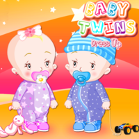 Baby Twins Dress Up