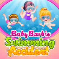 Baby Barbie Swimming Accident