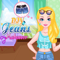 Barbie DIY Jeans Makeover