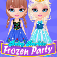 Baby Barbie Frozen Party