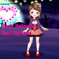 Magic Halloween Dress Up Game