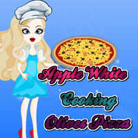 Apple White: Cooking Olives Pizza