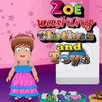 Zoe Washing Clothes and Toys