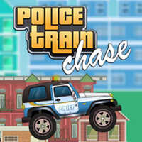 Police Train Chase