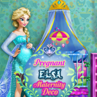Pregnant Elsa Maternity Deco