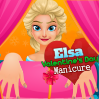 Elsa Valentine's Day Manicure