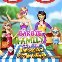 Barbie Family Cooking Barbecued Buffalo Wings