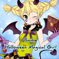 Anime Halloween Magical Girl