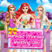 Mermaid Princess Wedding Day