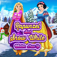 Rapunzel And Snow White Winter Dress Up