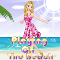 Playing On The Beach