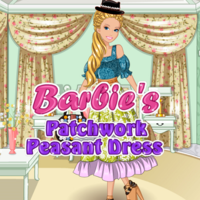 Barbie's Patchwork Peasant Dress