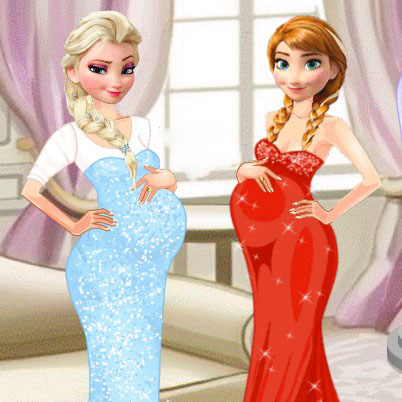 Pregnant Princesses Fashion Dressing Room
