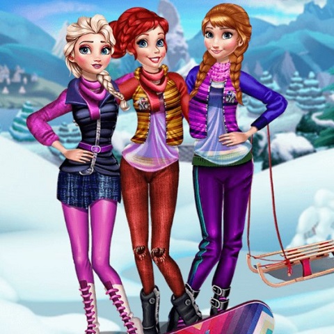 Princesses Visit Arendelle
