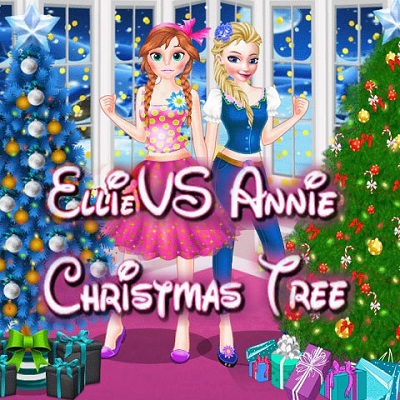 Ellie VS Annie Christmas Tree!
