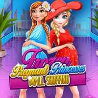 Frozen Pregnant Princess Mall Shopping