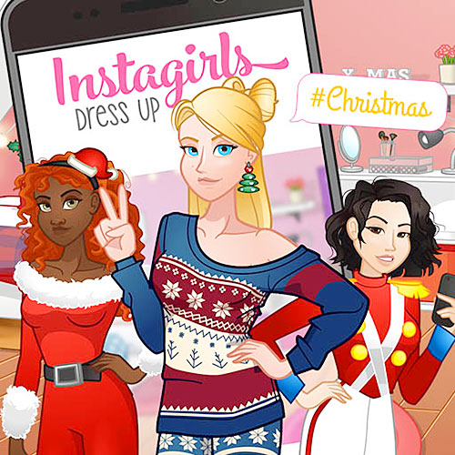 Instagirls Christmas Dress Up