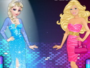 Elsa Vs Barbie Fashion Contest