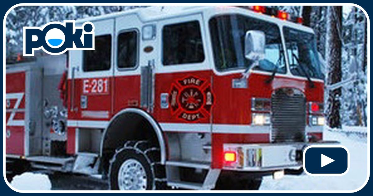 Winter Firefighters Truck 2