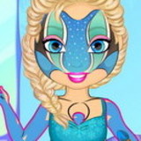 Frozen Elsa Face And Body Art